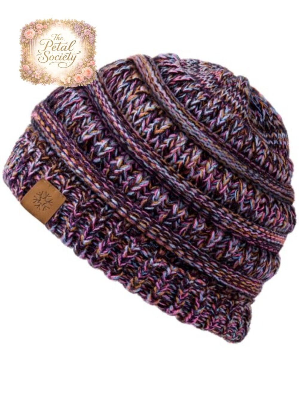 Cable Knit Beanie Winter Warm Slouchy Hat for Women
